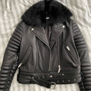 The Arrivals Rainier Leather Moto Jacket